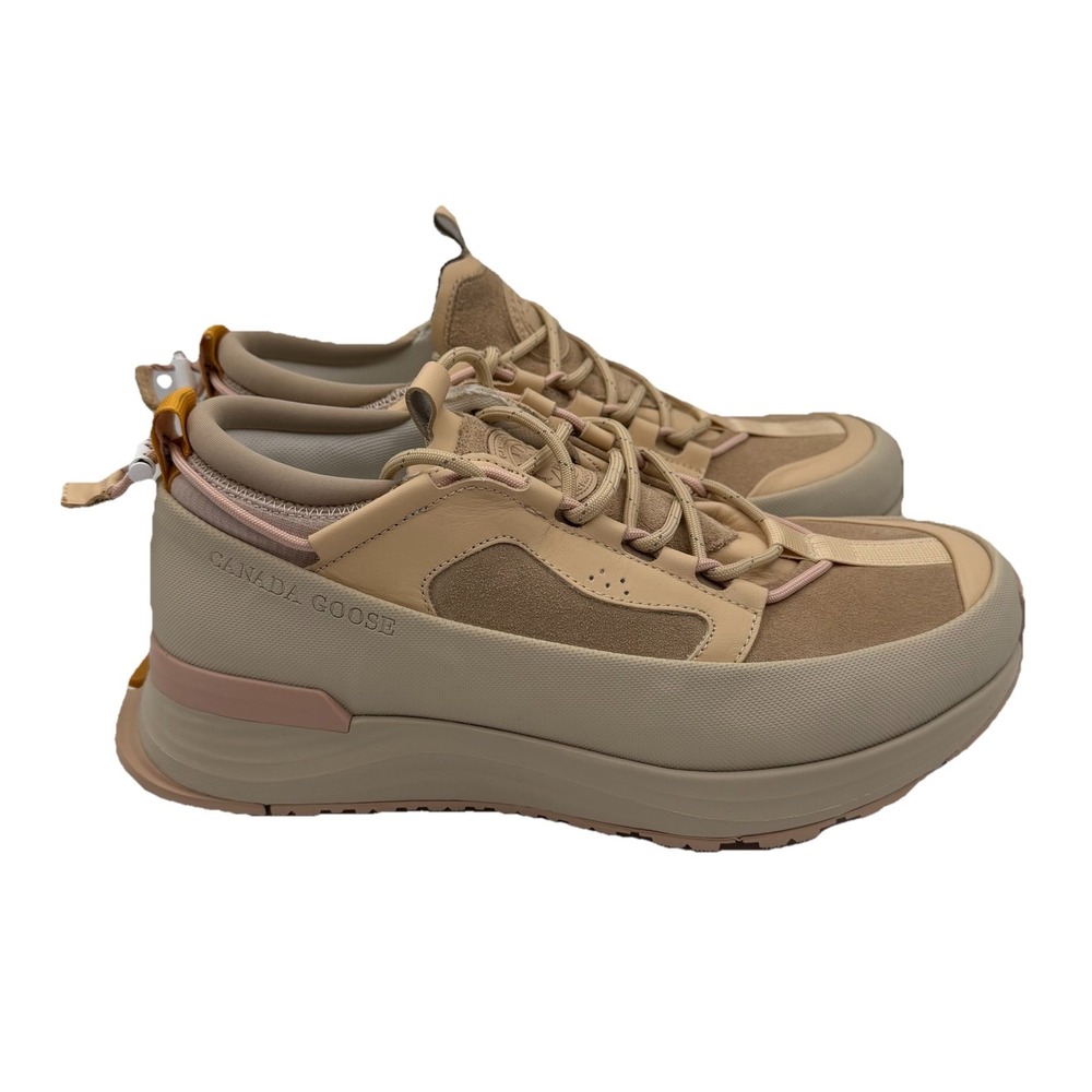 Canada Goose Glacier Trail Sneakers Womens Sz‎ 8 Ecru/White Shoes